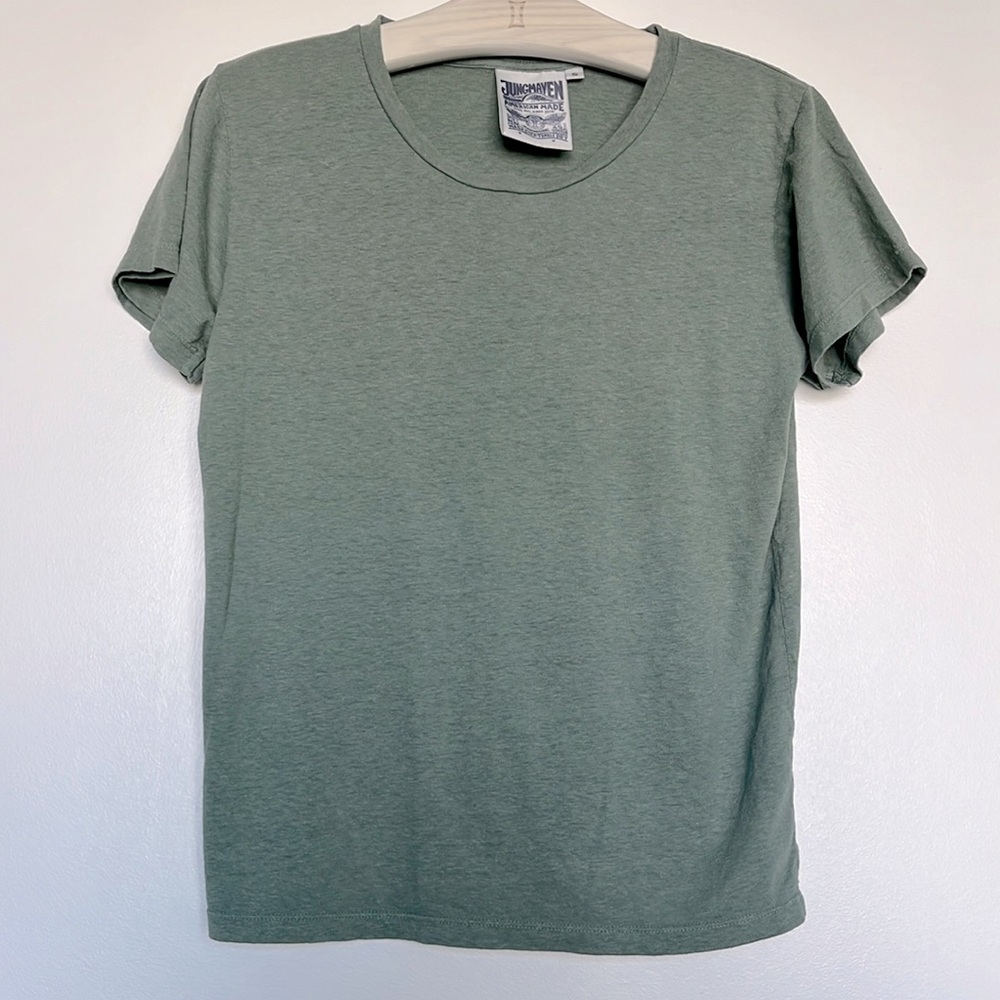 Jungmaven Sage Green Short Sleeve Tee